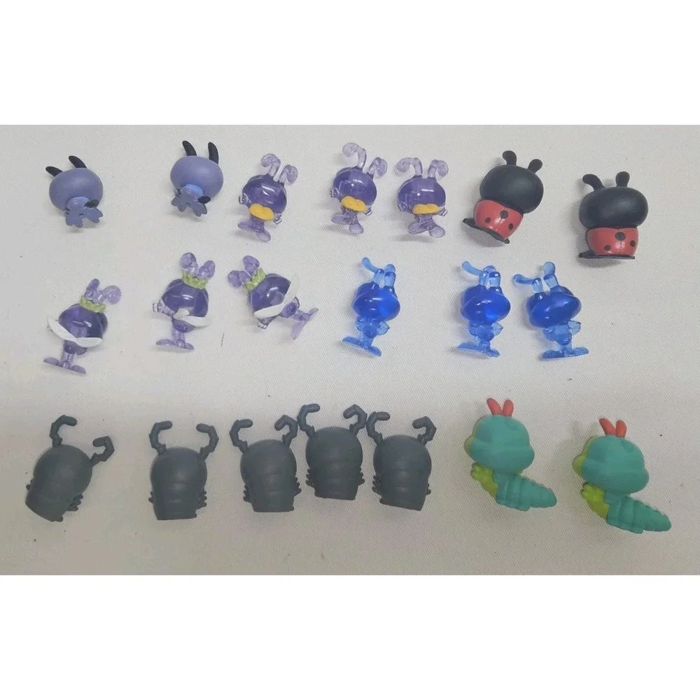 Huge Disney Doorables A Bug's Life Figure Lot 20pc Translucent Glitter Variants